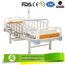 2 Function Stainless Steel Manual Hospital Bed for Sick Room